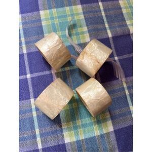 Vintage Shell Napkin Rings